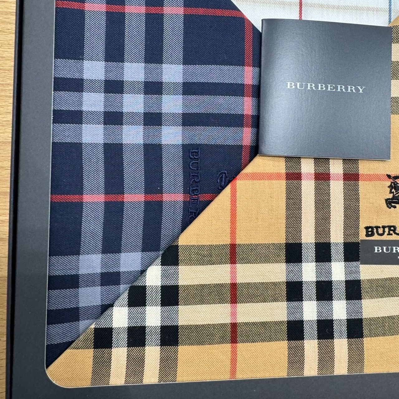 Burberry 未使用 バーバリー ハンカチ 5点セット BURBERRY 未使用品