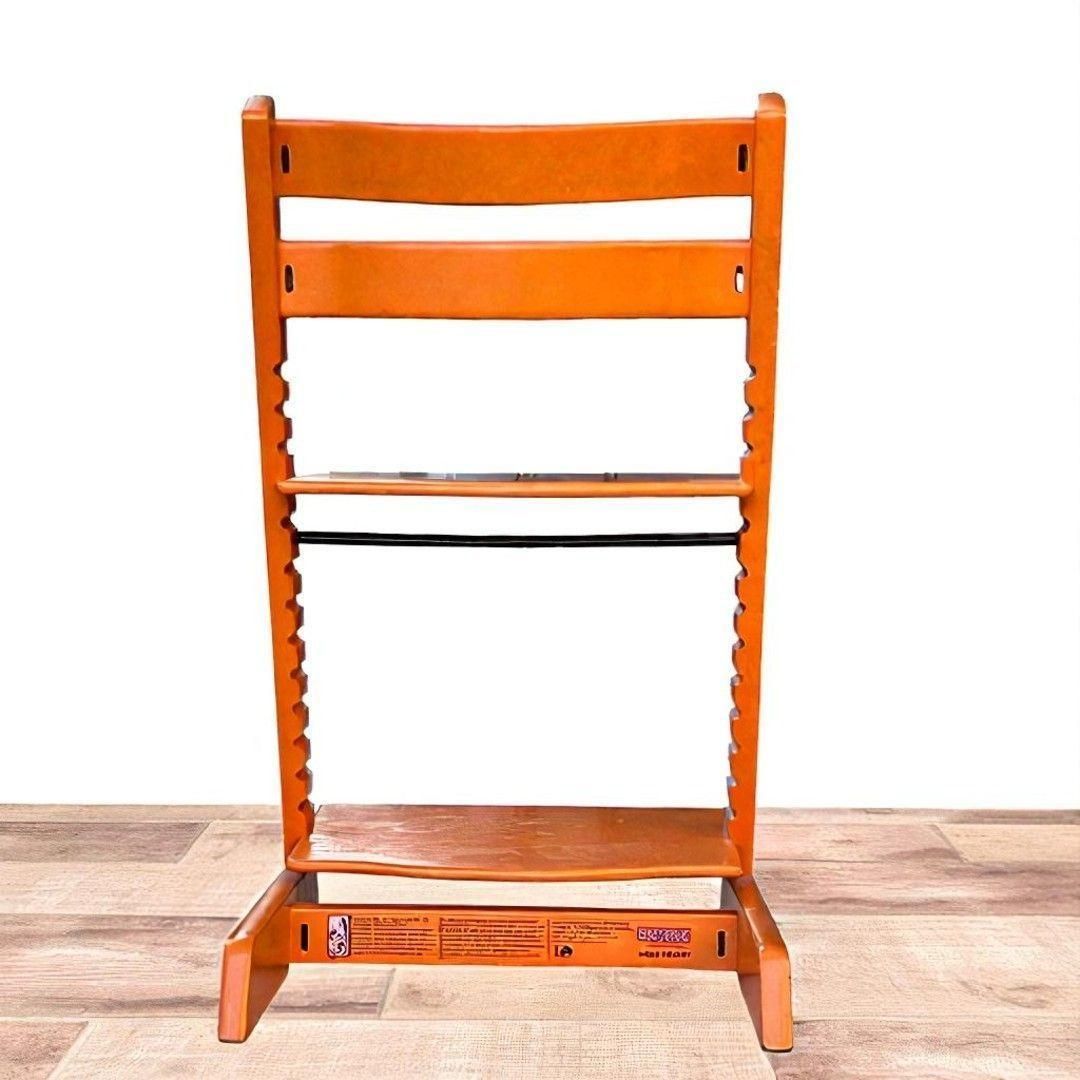 STOKKE トリップトラップ シリアル4 オレンジ ベビー用家具 大人気