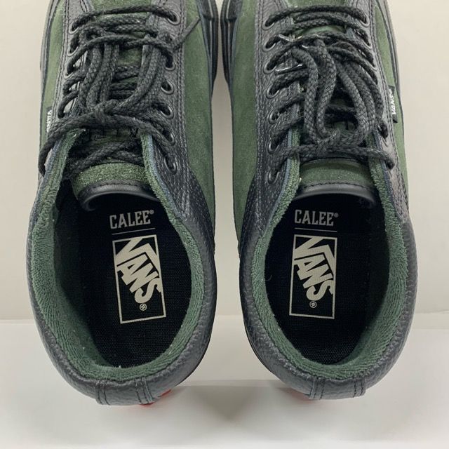CALEE × VANS RATT BLACK MOSS GREEN 28.0cm キャリー ヴァンズ バンズ 