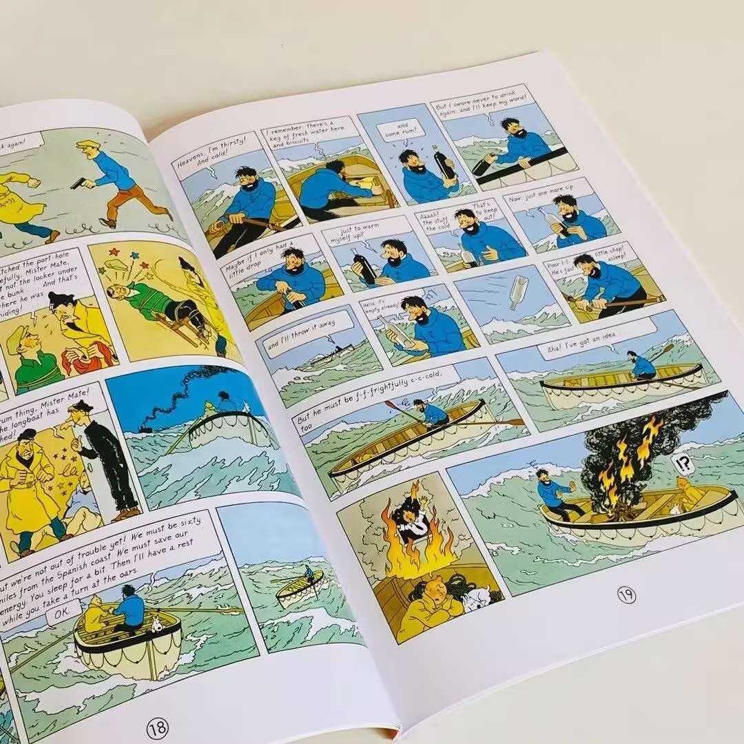 タンタンの冒険 The adventures of TinTin 英語絵本 洋書 23冊