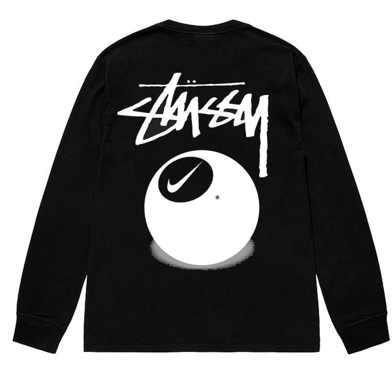 Stussy × Nike 長袖カットソー 黒 ◇コラボ商品◇STUSSY X NIKE LONG-SLEEVE TOP◇正規品◇送料込