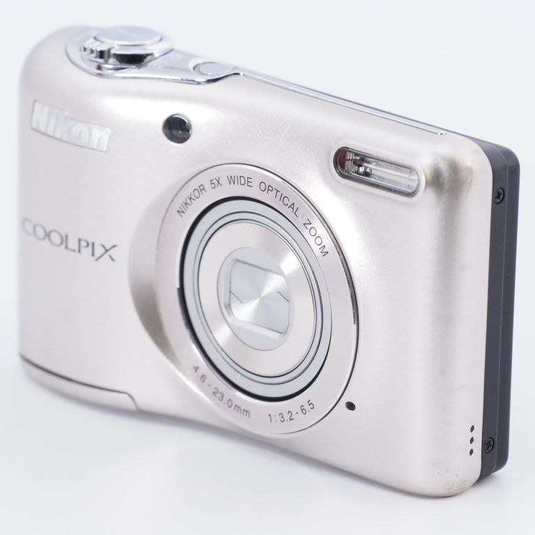 Nikon ニコン デジタルカメラ COOLPIX L32 シルバー 光学5倍ズーム 2005万画素 乾電池タイプ L32SL #8516 - メルカリ