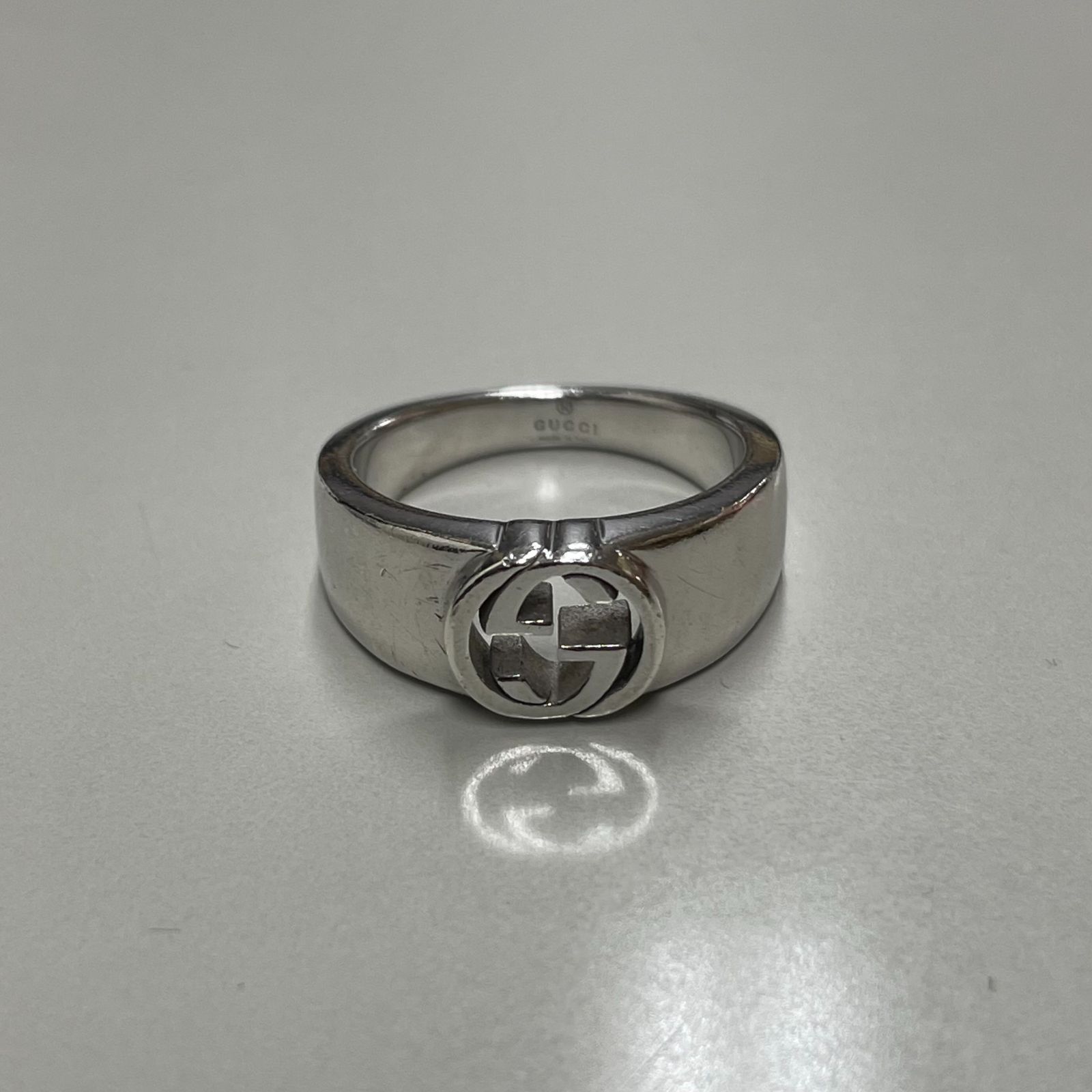GUCCIリング R093 GUCCI グッチ リンクトゥラブ リング 指輪 K18WG 19号 ご