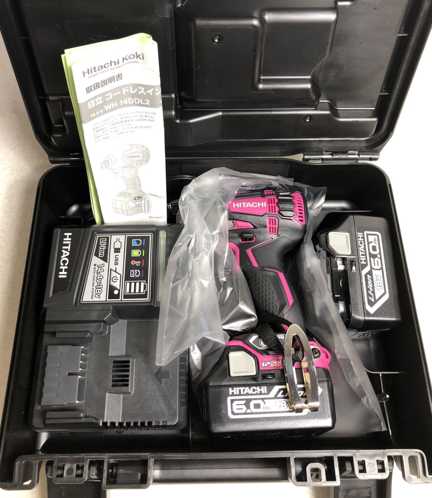 DH839 HITACHI 日立 ハイコーキ コードレス インパクトドライバ WH18DDL2