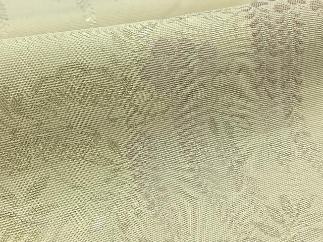 平和屋着物＊夏物 六通柄袋帯 藤文 銀糸 正絹 逸品 AAAW3077jh