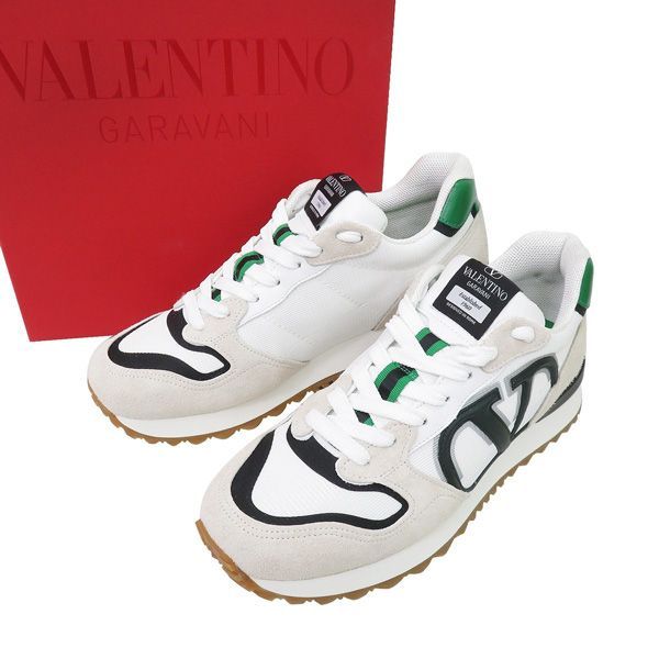 極美品 VALENTINO ヴァレンティノ 2023AW V LOGO ペース ロゴ レザー