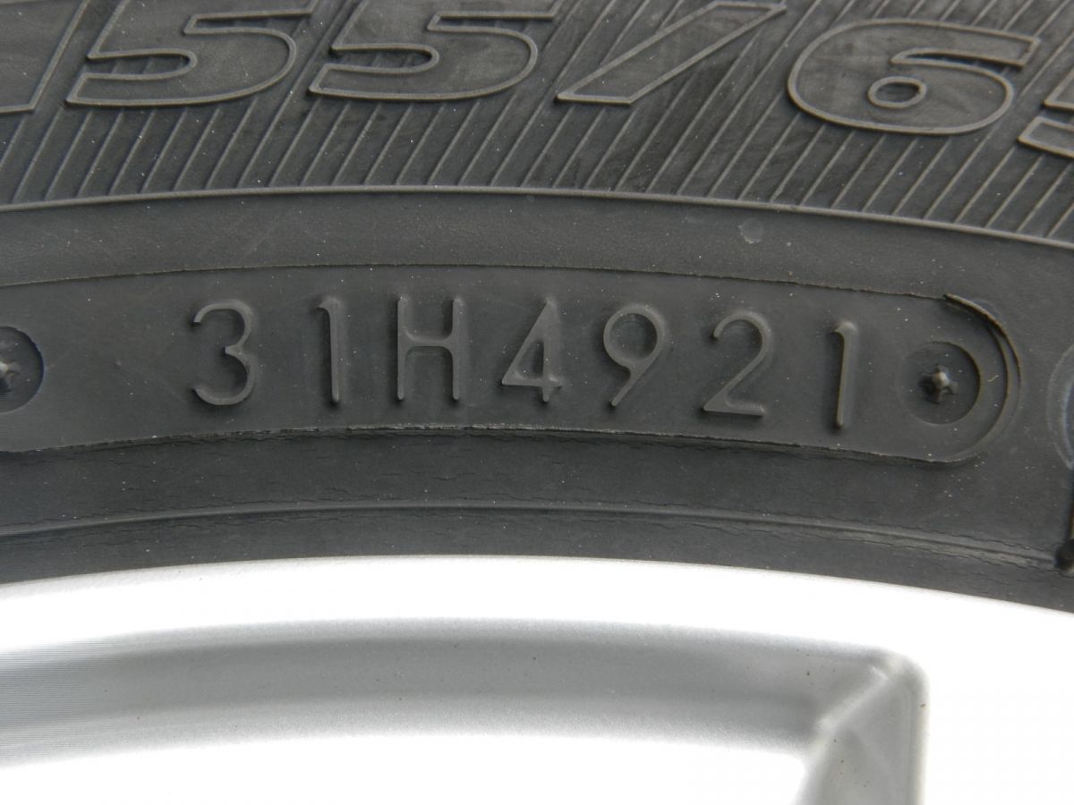 ワゴンR JOKER 13インチ 社外アルミホイール付スタッドレスタイヤ 4本SET 155 65R13 4.0J 43 4H 100 軽自動車 FFCRYSTALESIA_COM
