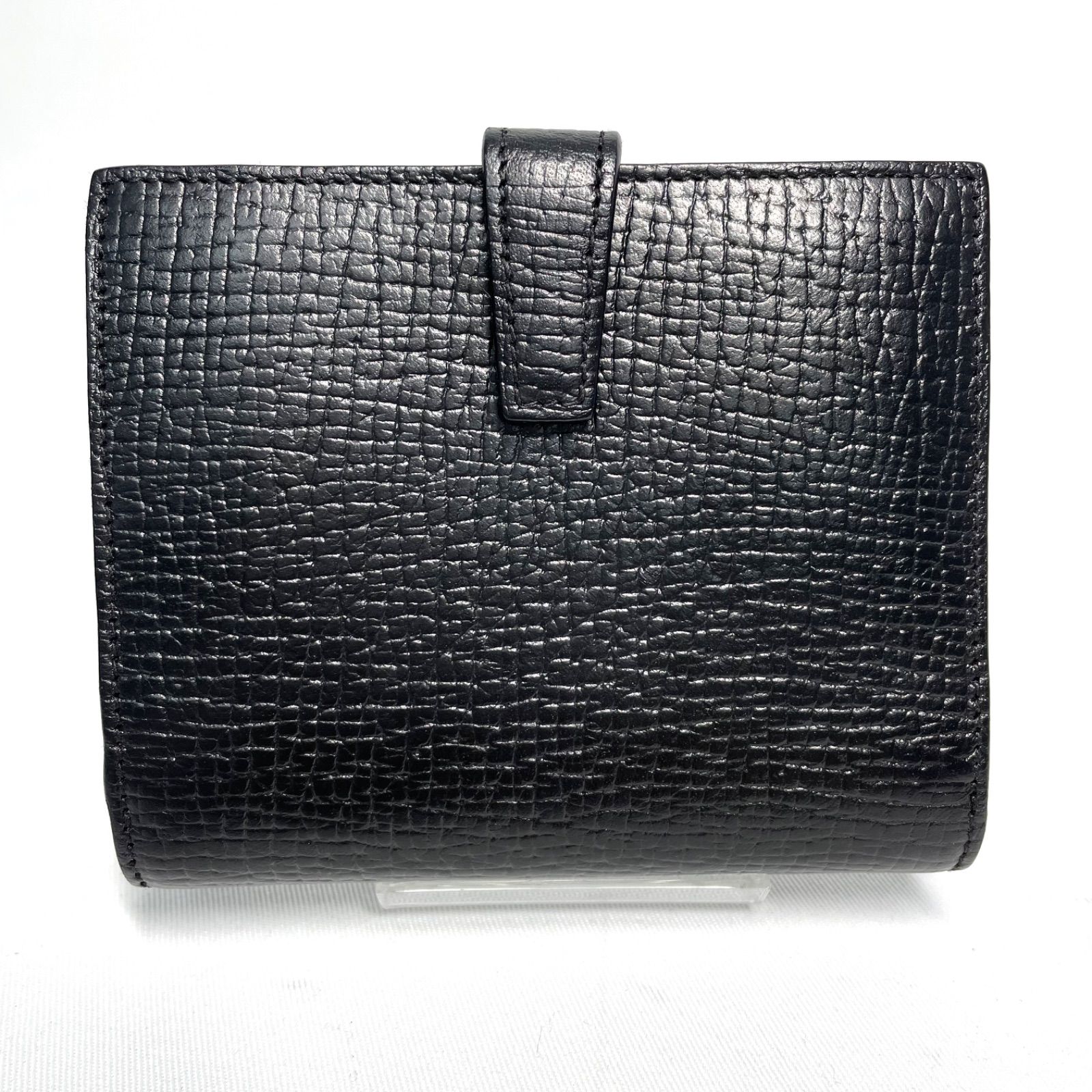 LOEWE ブラックレザー 二つ折り財布 LOEWE ブラック 二つ折り財布
