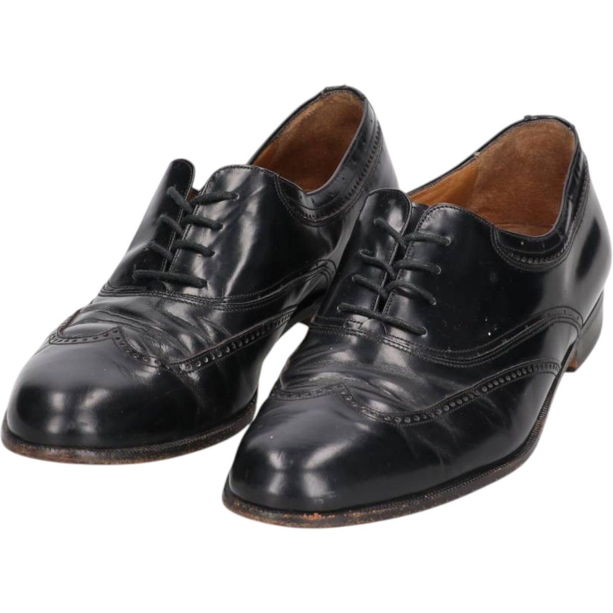 古着 バリー Bally ウイングチップシューズ イタリア製 10M メンズ28.5cm相当 saa014341