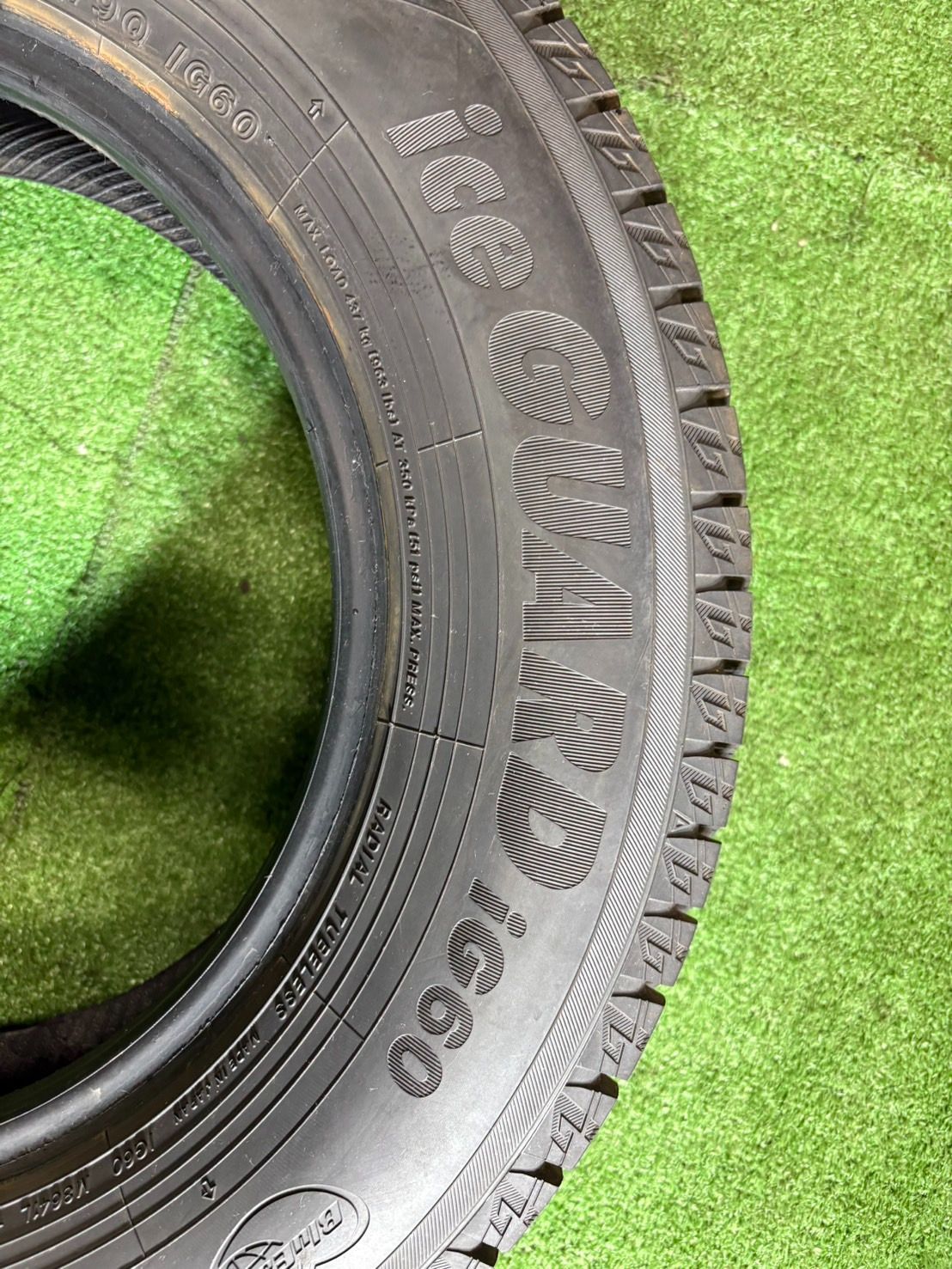 YOKOHAMA iceGUARD iG60 155/80R13 79Q スタッドレス 4本セット 残溝約
