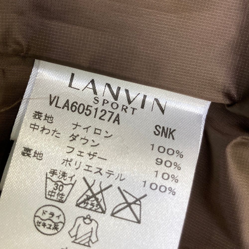 サイズ 42 LANVIN SPORT ランバン スポール ダウンジャケット ベージュ系 240101419350 ゴルフウェア レディース ストスト LLC-HASEGAWATOSO_COM