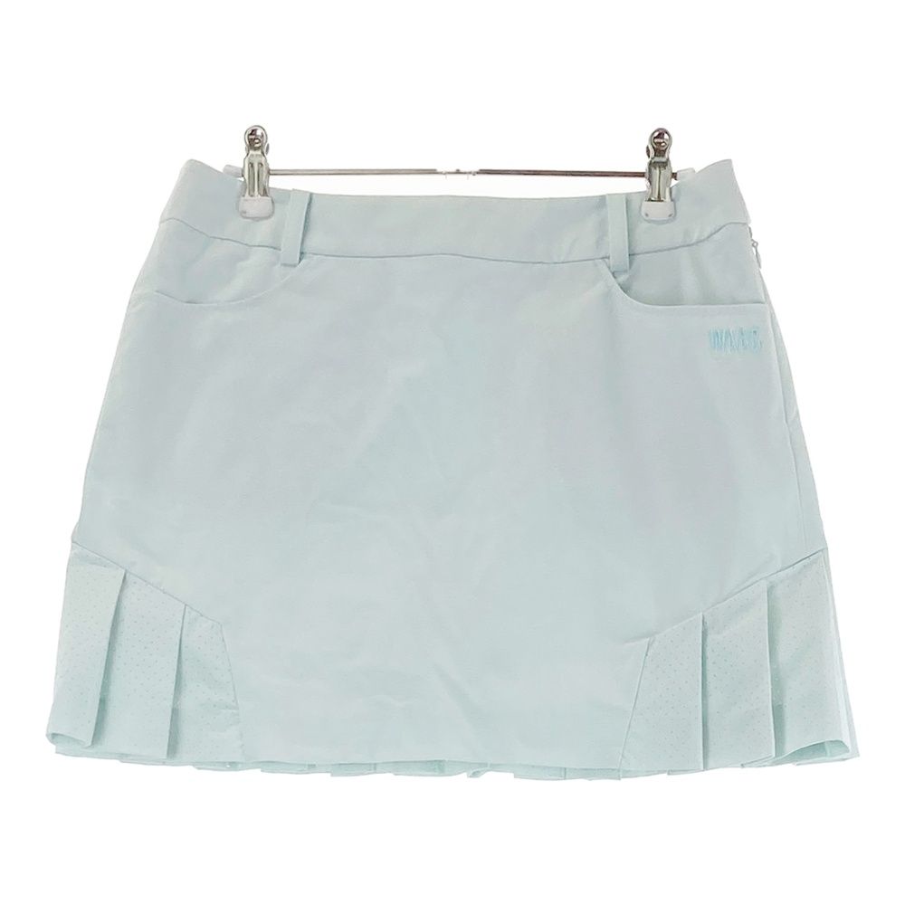 新品未使用　waac 韓国ゴルフウェア　レディース　スカート　サイズ3 サイズ：3 WAAC ワック インナー付きスカート ブルー系