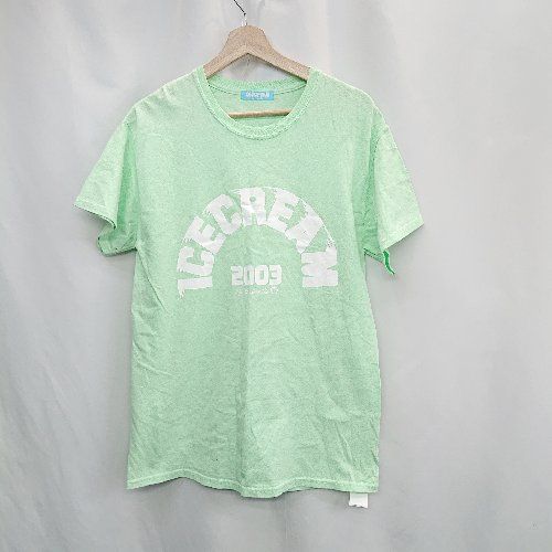 ◇ ⊂ Φ ICECREAM アイスクリーム 半袖 Tシャツ サイズM ライト 