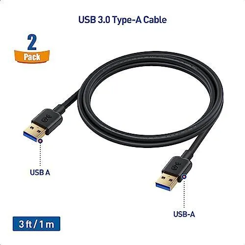 開店記念セール】0.9m Cable Matters USB 3.0 ケーブル 2本セット USB