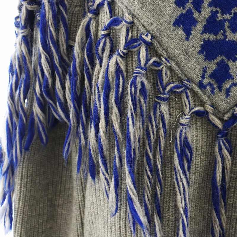 サカイ sacai 19AW フローラルジャガードニット セーター