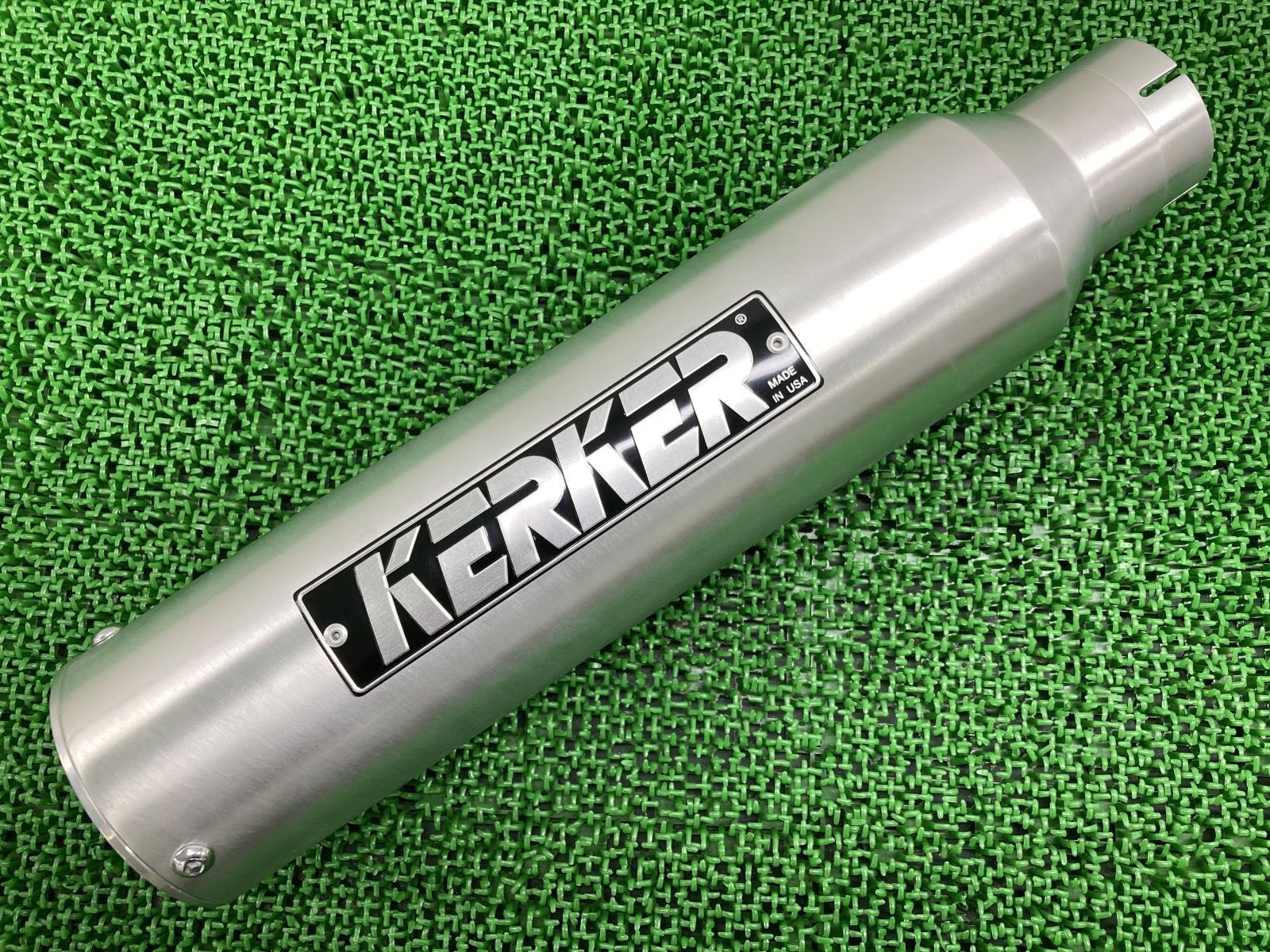 激安な KERKER製GPZ900R サイレンサーマフラー 右 在庫有 即納 社外 新品 バイク 部品 ZX900A 差込径2インチ用 アルミ  Kシステム 未使用 品薄 58104.54円 オートバイパーツ
