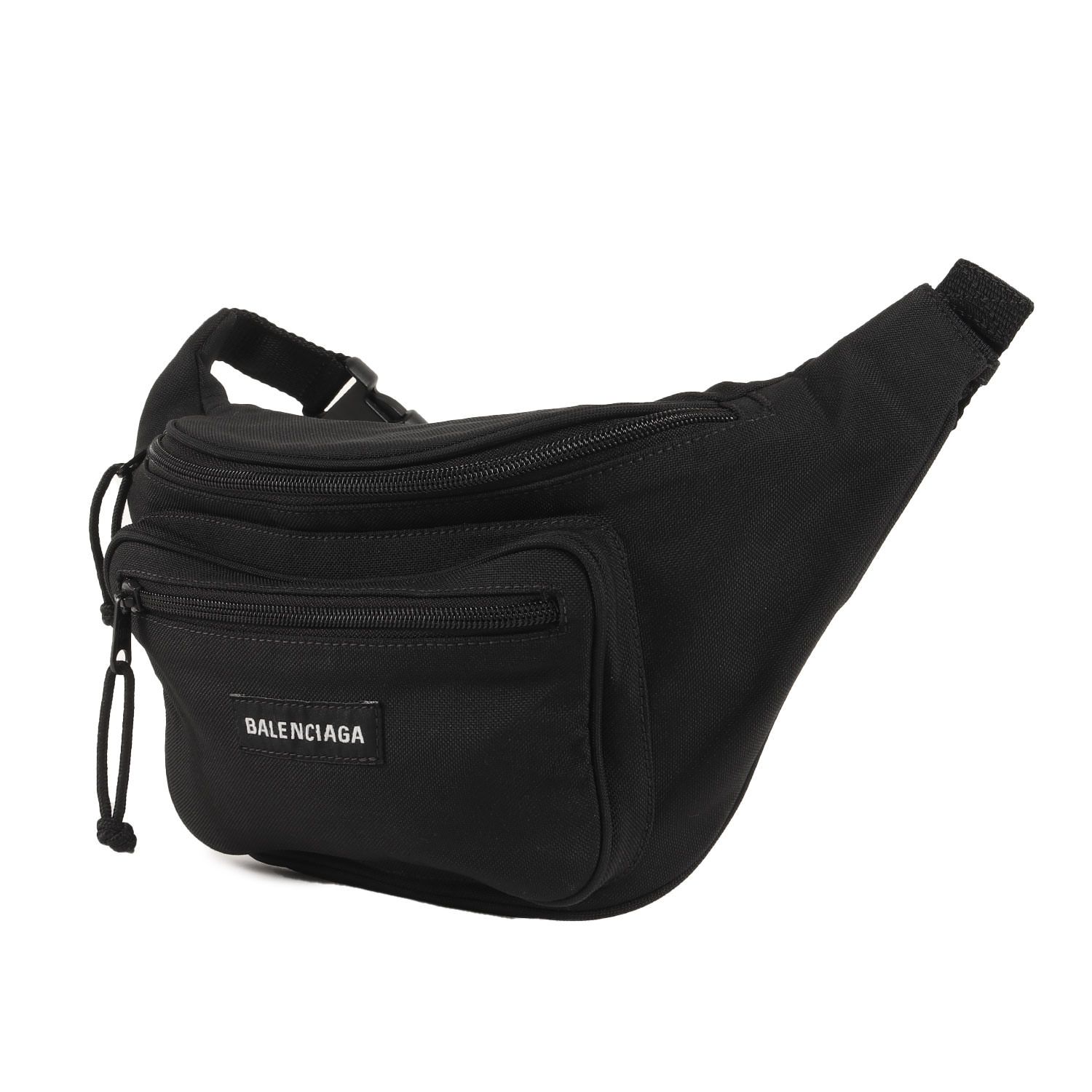 BALENCIAGA エクスプローラー ウエストバッグ 黒 中古・古着通販】BALENCIAGA (バレンシアガ) EXPLORER BELTPACK