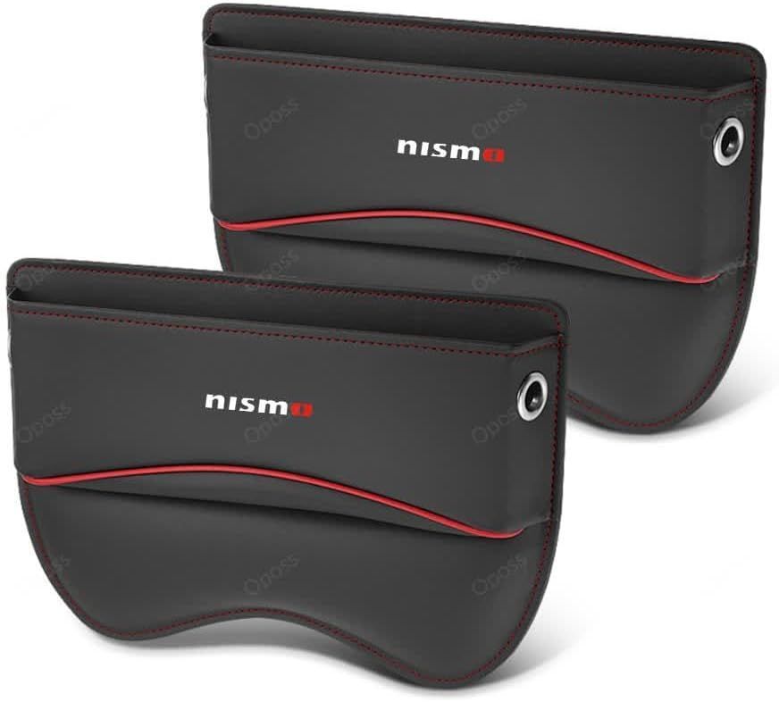 日産 nismo 車シート隙間 収納 シートサイドポケット デイズルークス モコ NV100クリッパー エルグランド キューブ マーチ 車用コイン・カードホルダー 小物収納 車パーツ 運転席用と助手席