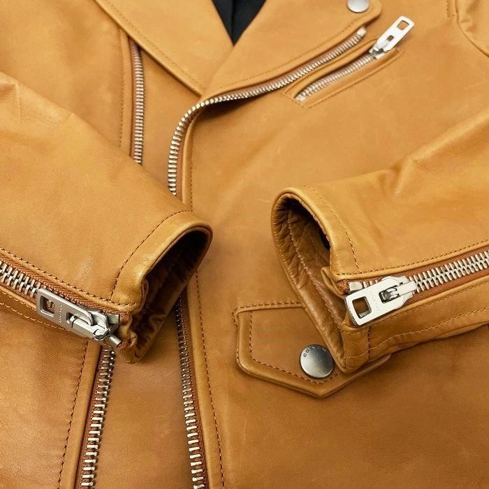 ◇中古美品◇COACH【コーチ】ダブルライダースジャケット 本革 レザー