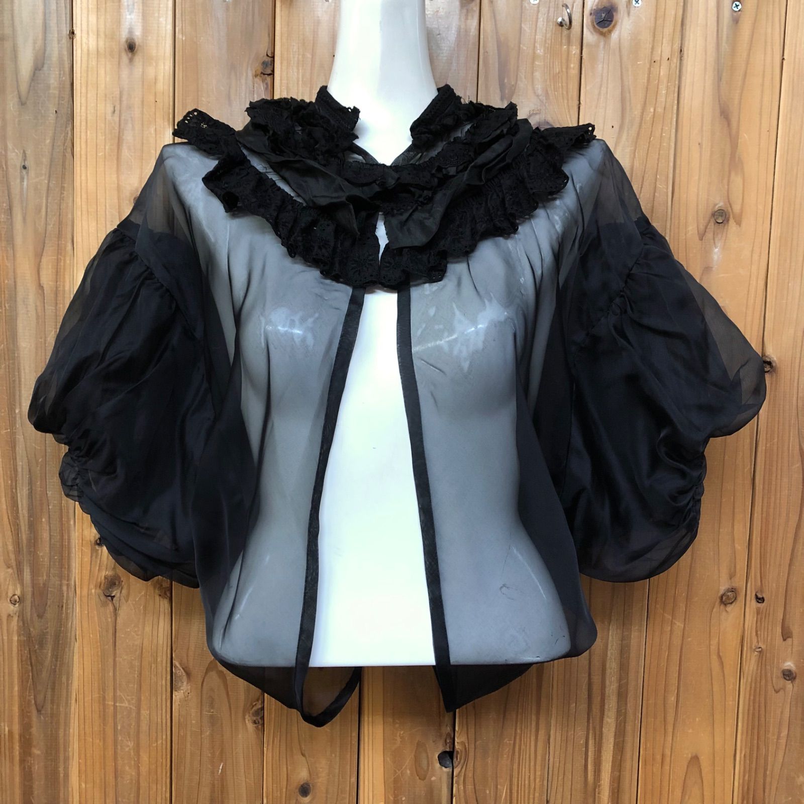 COMME des GARCONS 日本製 コムデギャルソン レディース Black 半袖 