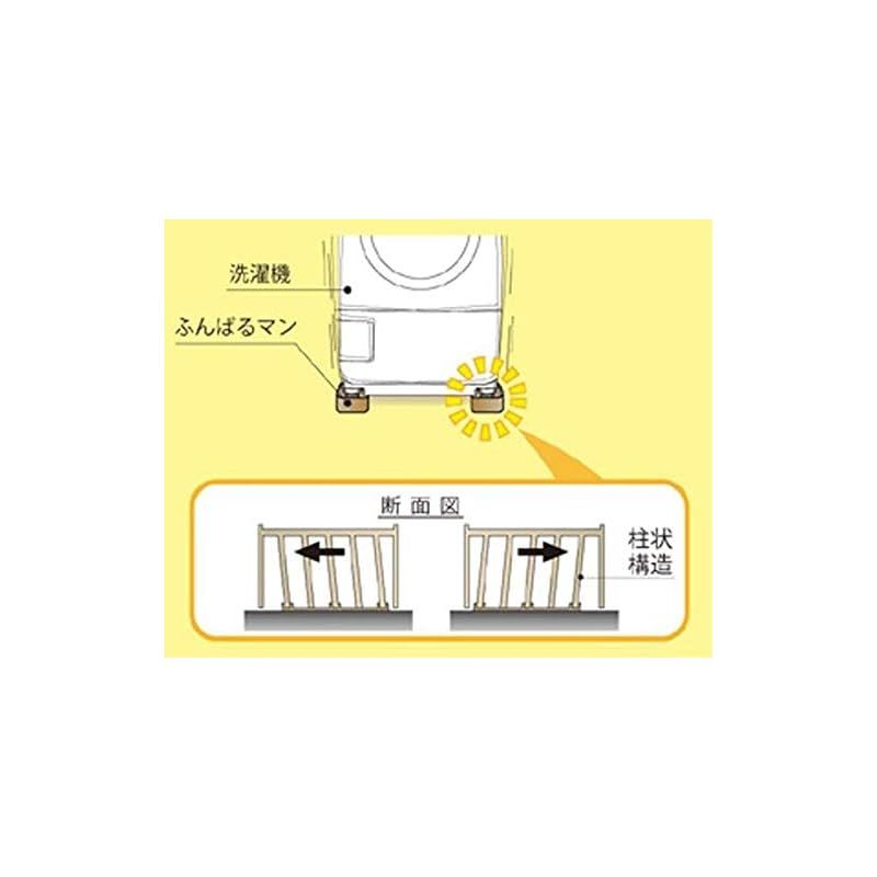 DENKO 洗濯機用防振かさ上げ台