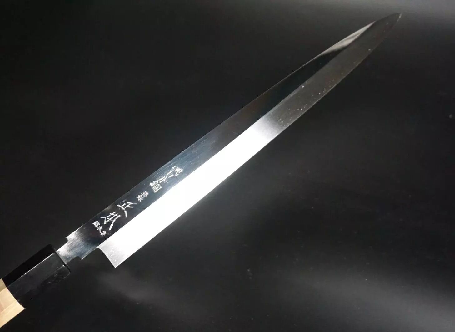 正本 柳刃刺身包丁 本焼き 玉青鋼 鏡面仕上げ HA0430 300mm 包丁 和包丁