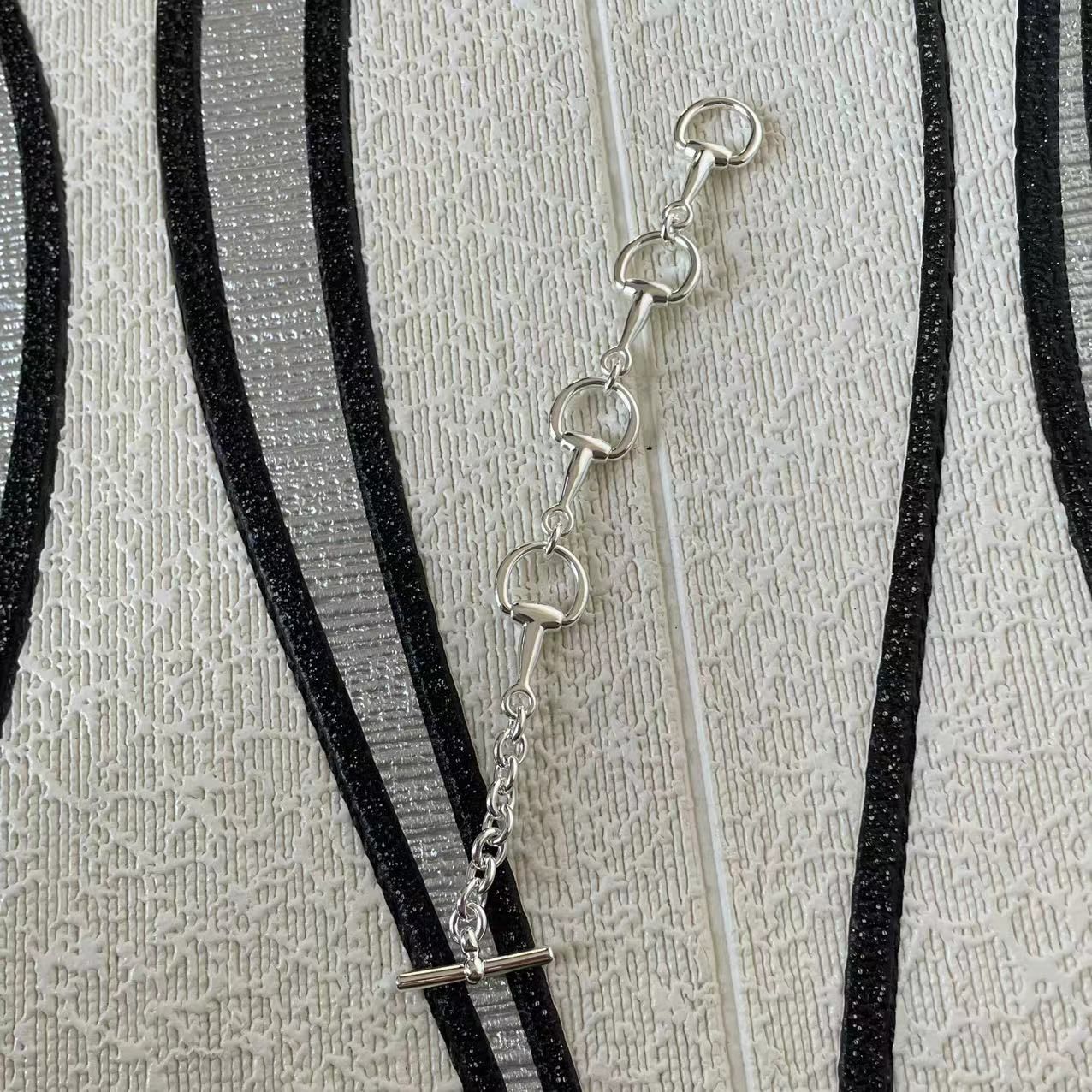 LAVER ブレスレット バングル four bit chain t bar LAVER / ラバー