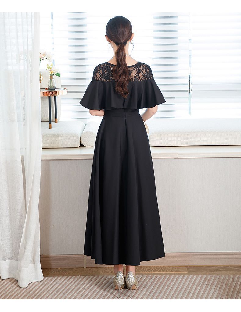 レース ロング丈