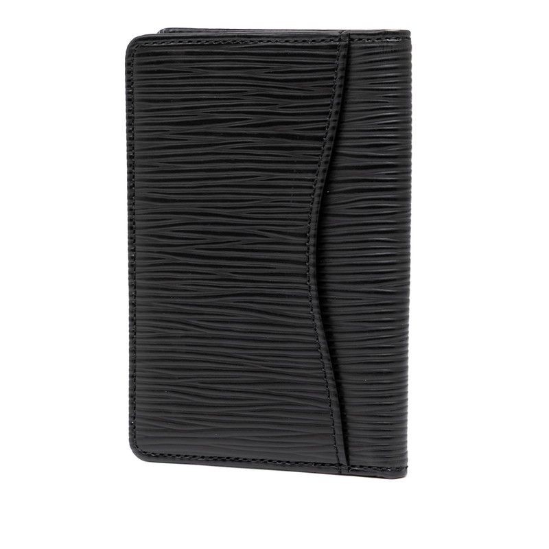 ルイ ヴィトン エピ オーガナイザー ドゥ ポッシュ カードケース 名刺入れ M63582 ノワール ブラック レザー レディース LOUIS VUITTON 1-0235368