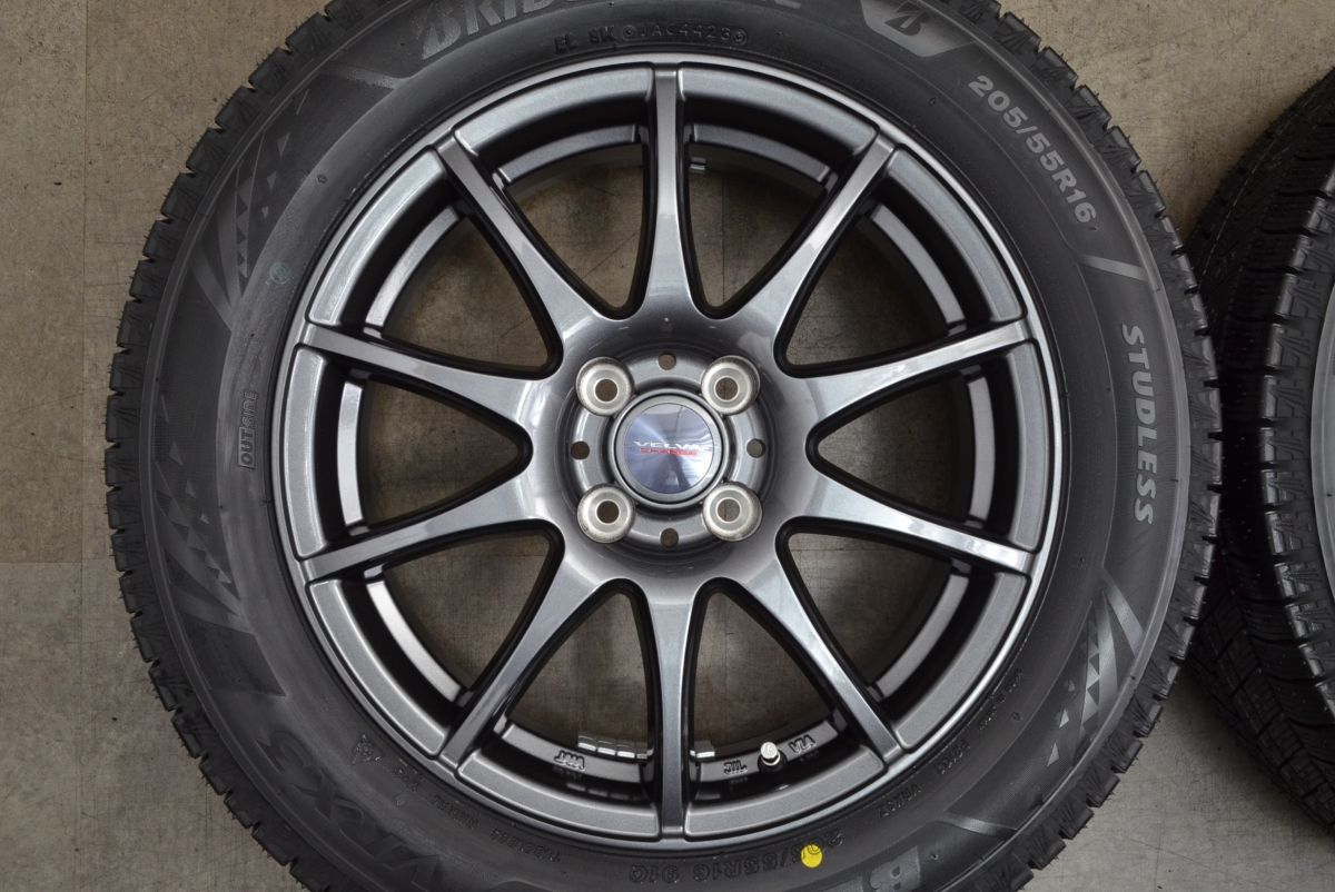 未使用品 2023年製】Weds VELVA 16in 6J +40 PCD100 ブリヂストン 