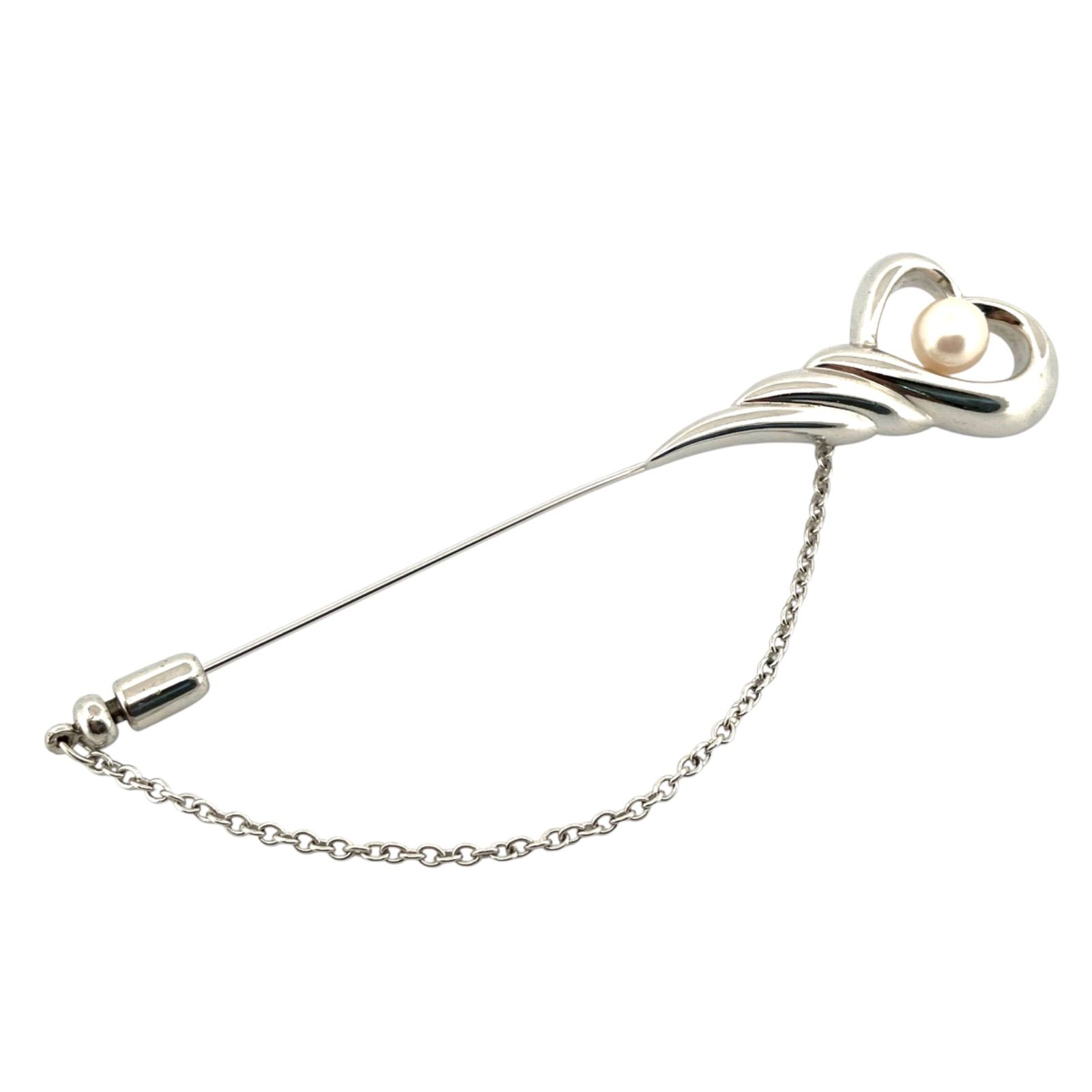 TASAKI - タサキ ブローチ グレーパール アコヤ真珠 5.6-7.6mm