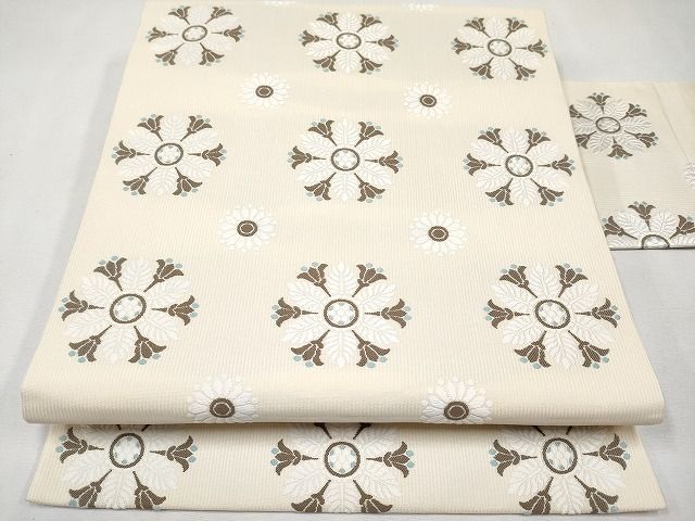 平和屋本店□極上 西陣 織楽浅野 銀座もとじ 九寸名古屋帯