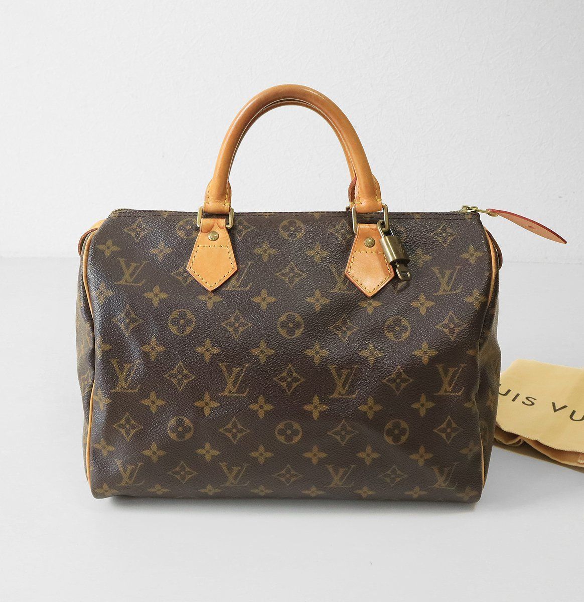 LOUIS VUITTON ルイヴィトン ◇ スピーディ 30 モノグラム 鍵付き ...