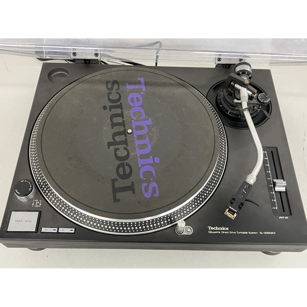 Technics SL 1200MK3 Shure M44G カートリッジ付き Technics SL-1200MK3 カートリッジ M44-7 テクニクス ターン
