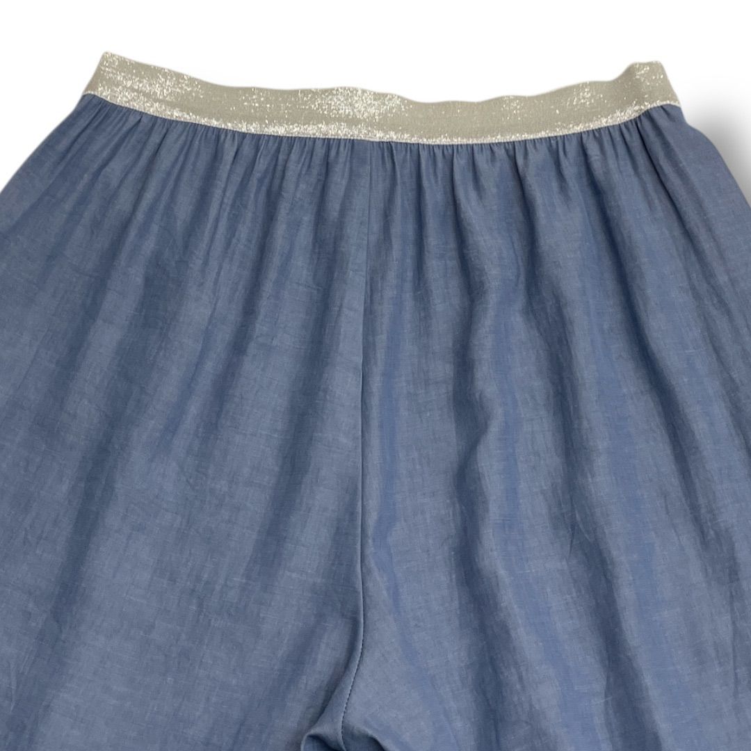 Gabardine K.T ギャバジンK.T オトナシャンブレー タックワイドパンツ