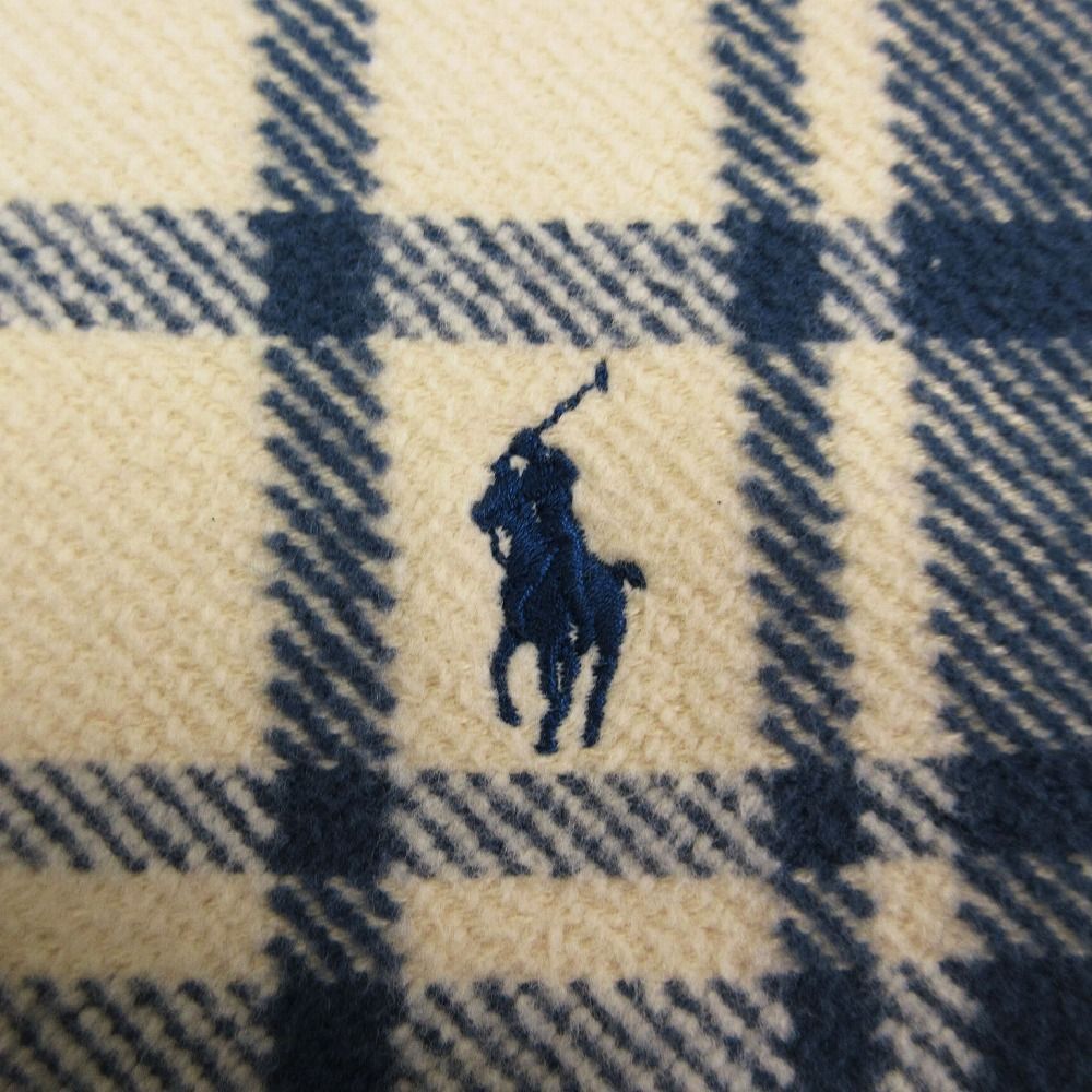 RALPH LAUREN ラルフローレン ひざ掛け ブランケット 毛布 コットン