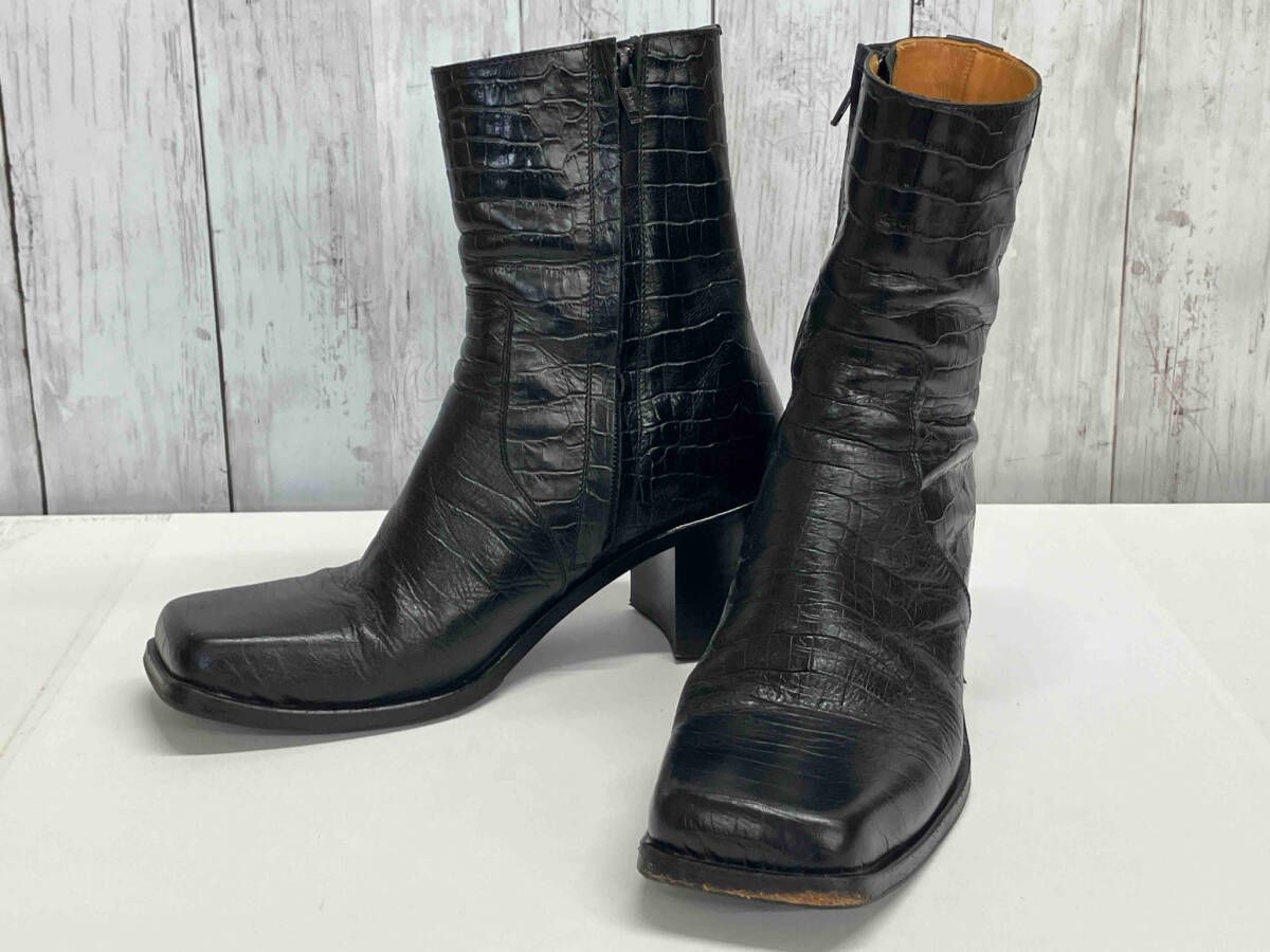 JOHN LAWRENCE SULLIVAN スクエアトゥ ヒールブーツ ジョンローレンス