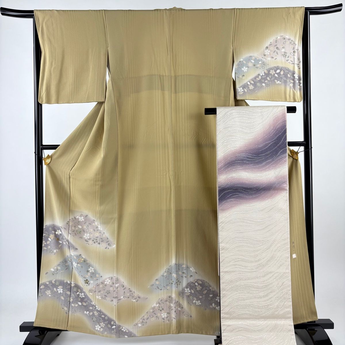 【hirotan 53】◇正絹長襦袢美品14点まとめ売り◇ hirotan N67】◇帯揚げ 正絹未使用品 11点◇（帯締め 帯揚げ