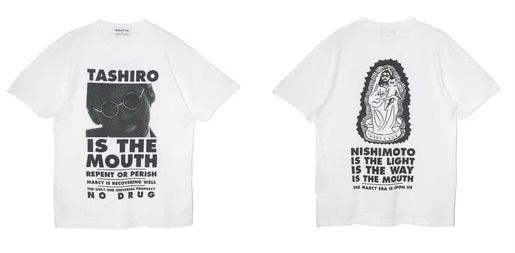 MARCY'S TASHIRO IS THE MOUTH Tシャツ Lサイズ TASHIRO IS THE MOUTH 長袖Tシャツ TITM-A02 BLACK – MARCY'S