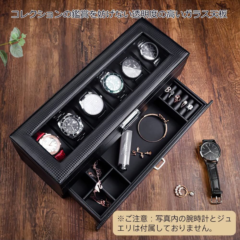 送料無料】Anyasun 腕時計ケース 3本 6本 腕時計収納ボックス 高級