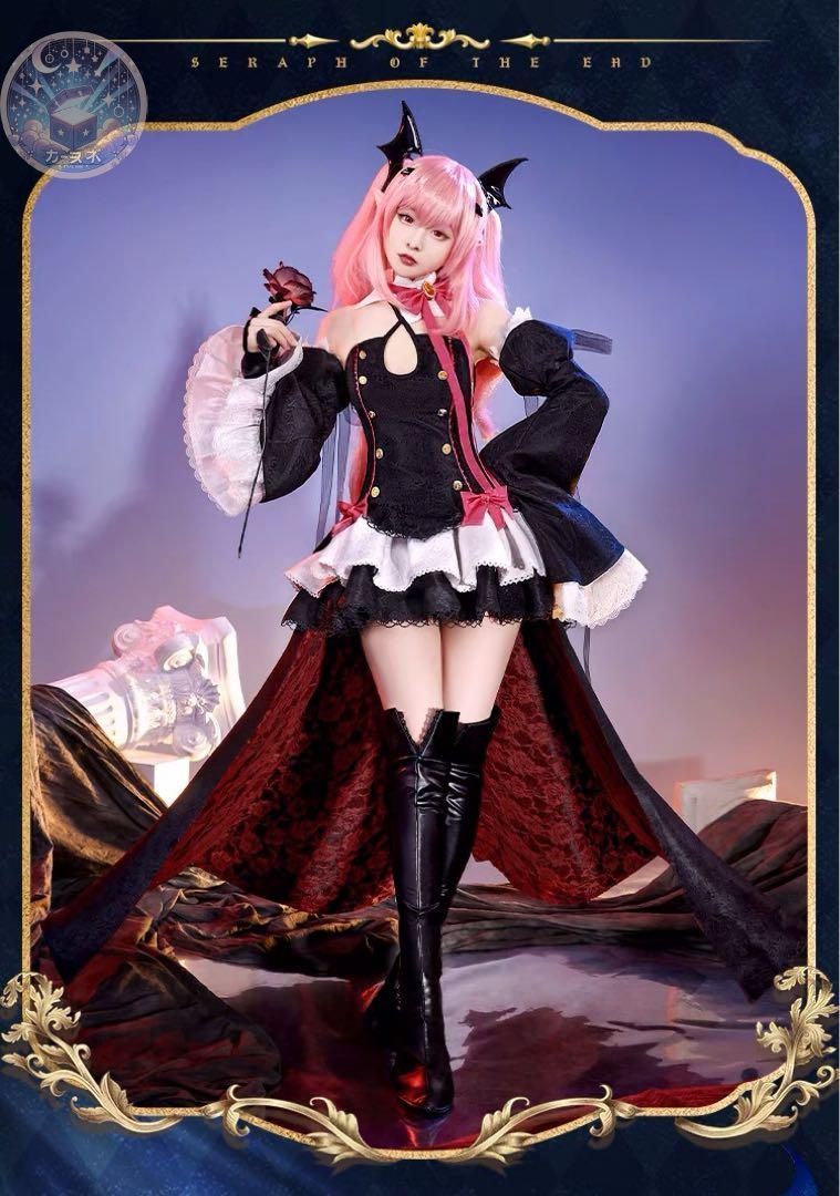 三分妄想 終わりのセラフ クルルツェペシ コスプレ衣装 ウィッグ追加可 コスチューム ハロウィン仮装 イベント衣装 コスプレセット 高品質コスプレ 再現度高め