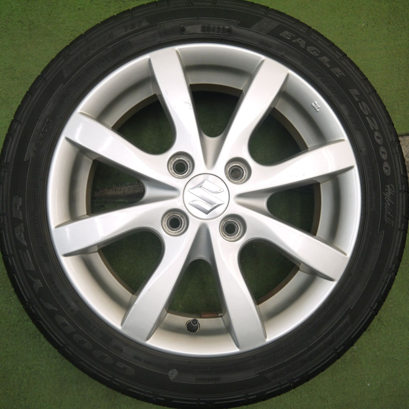 4本価格！22年☆スズキ ワゴンR 純正 165/55R14 グッドイヤー イーグル 