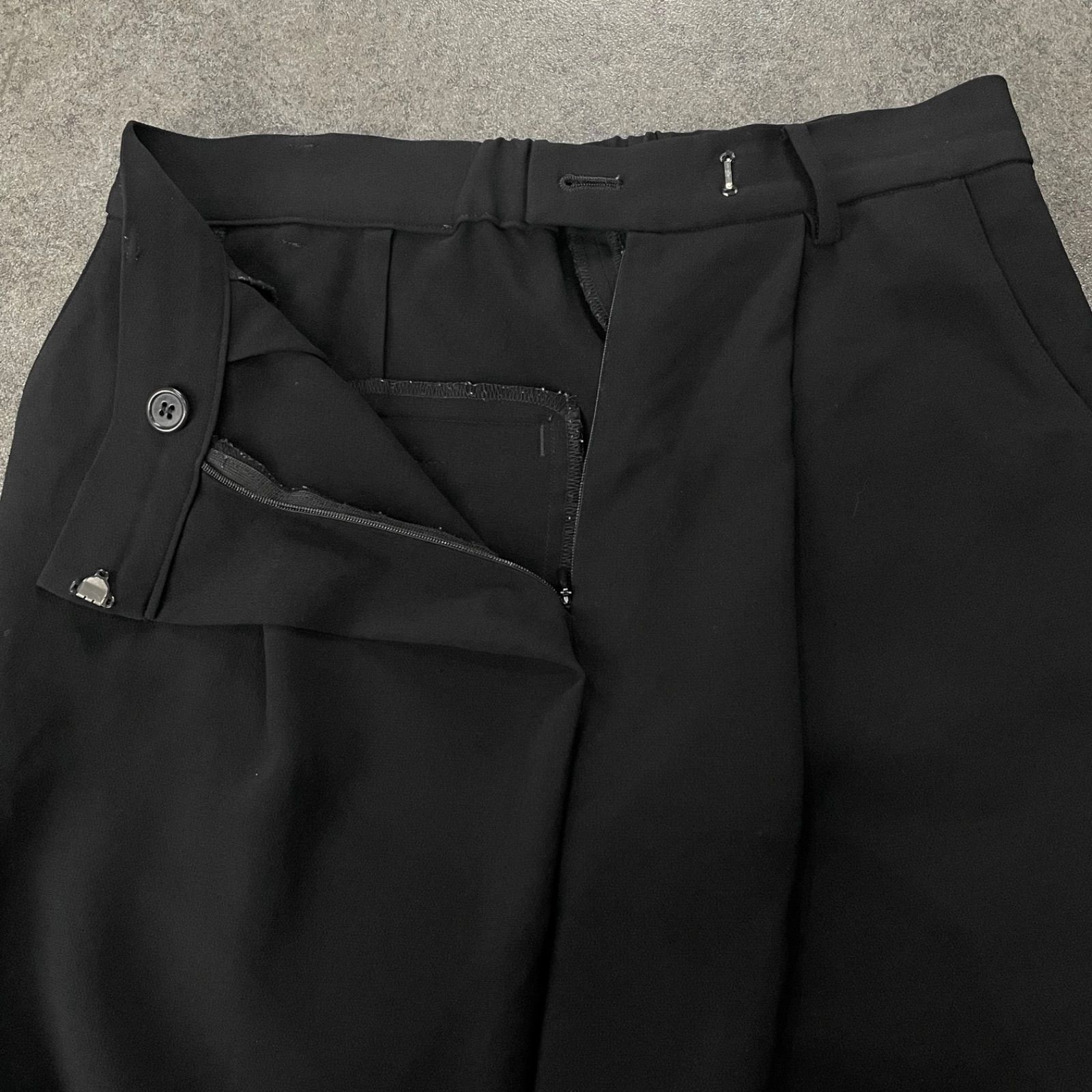 日本製 SOEJU ソージュ タックパンツ テーパード ラップデザイン