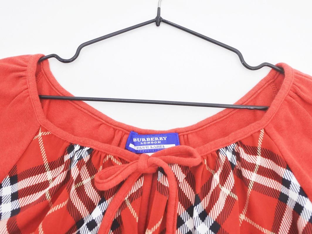 期間限定値下げ！美品♡バーバリーブルーレーベル チェックカットソー 38 BURBERRY BLUE LABEL バーバリーブルーレーベル Tシャツ