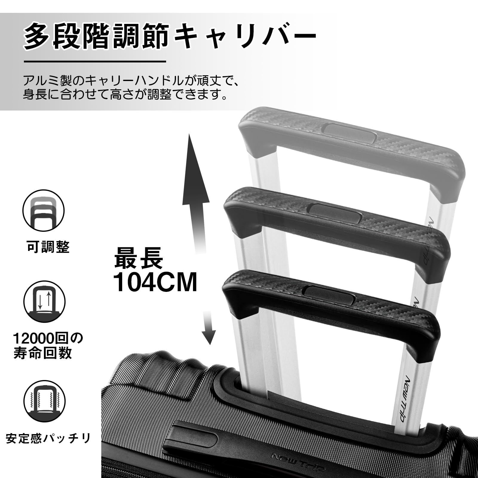 ビジネス 旅行 海外 出張 TSAロック ダブルキャスター 静音 ファスナータイプ 大容量 耐衝撃 キャリーバッグ S M Lサイズ ブラック Sサイズ 機内持ち込み 1～3泊 40L 大型 軽量 機内持ち込み キャリーケース スーツケース T WWW_SKLAD-KIRPICHA_RU