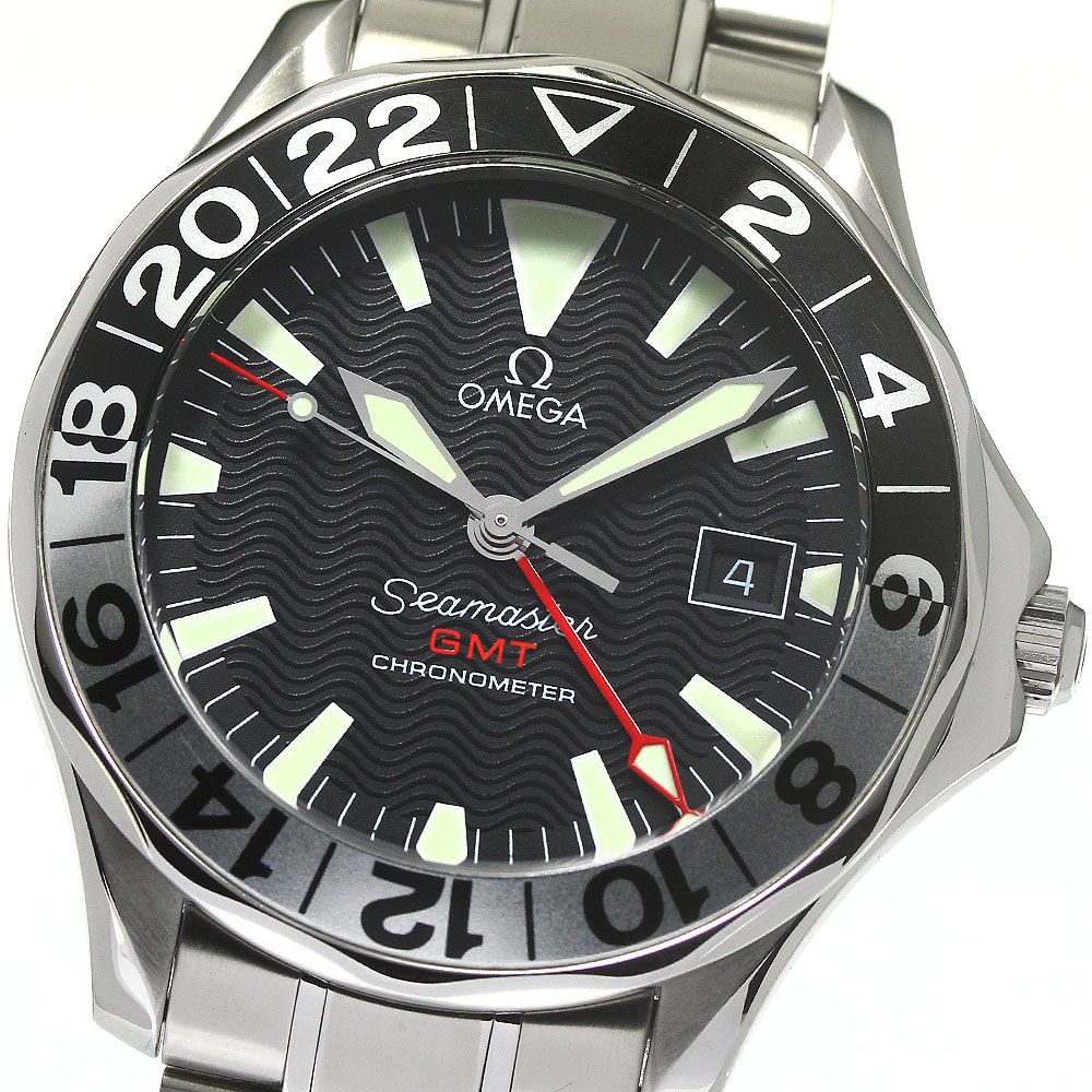 オメガ OMEGA 2536.50 シーマスター300 GMT ジェリーロペスモデル 自動 