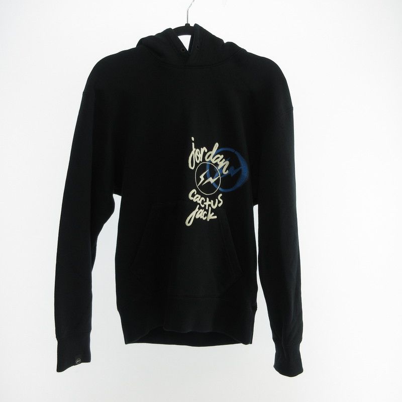 姫路東店 JORDAN | ジョーダン ×Travis Scott ×Fragment パーカー DJ0615-010 ブラック サイズ XS 108