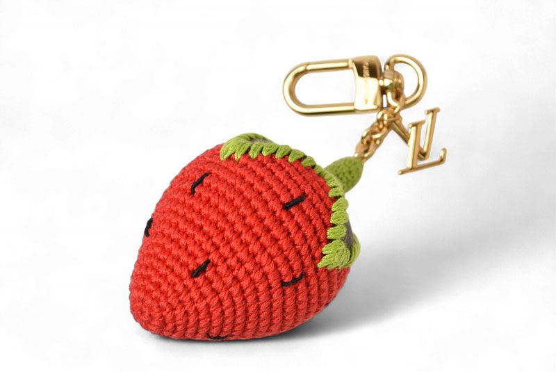 ルイヴィトン キーリング バッグチャーム LOUIS VUITTON M02583 ベリーリシャス クロシェ