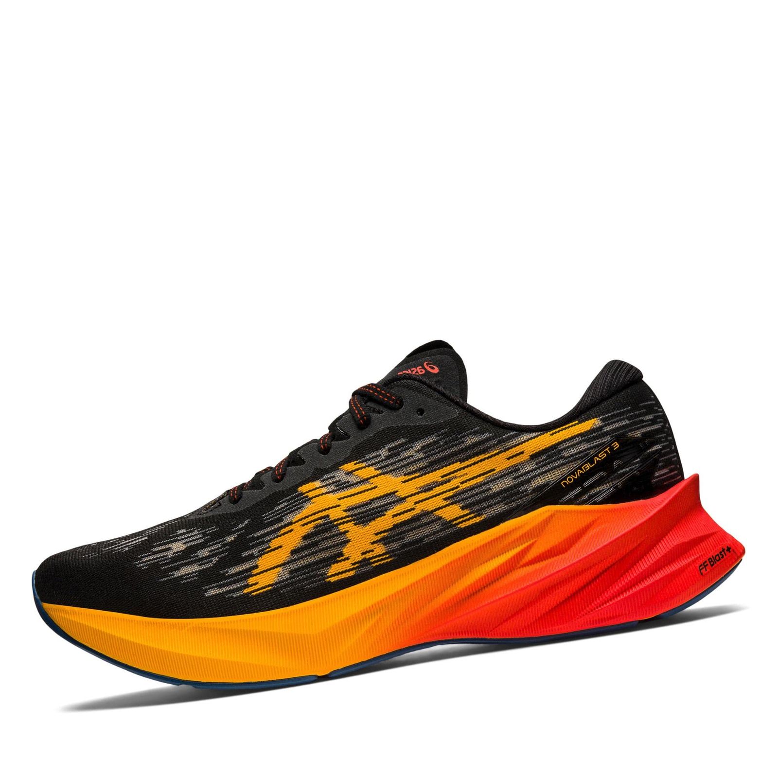 [アシックス] ランニングシューズ NOVABLAST 3 メンズ [001(ブラック/アンバー)] [28.0 cm 2E]
