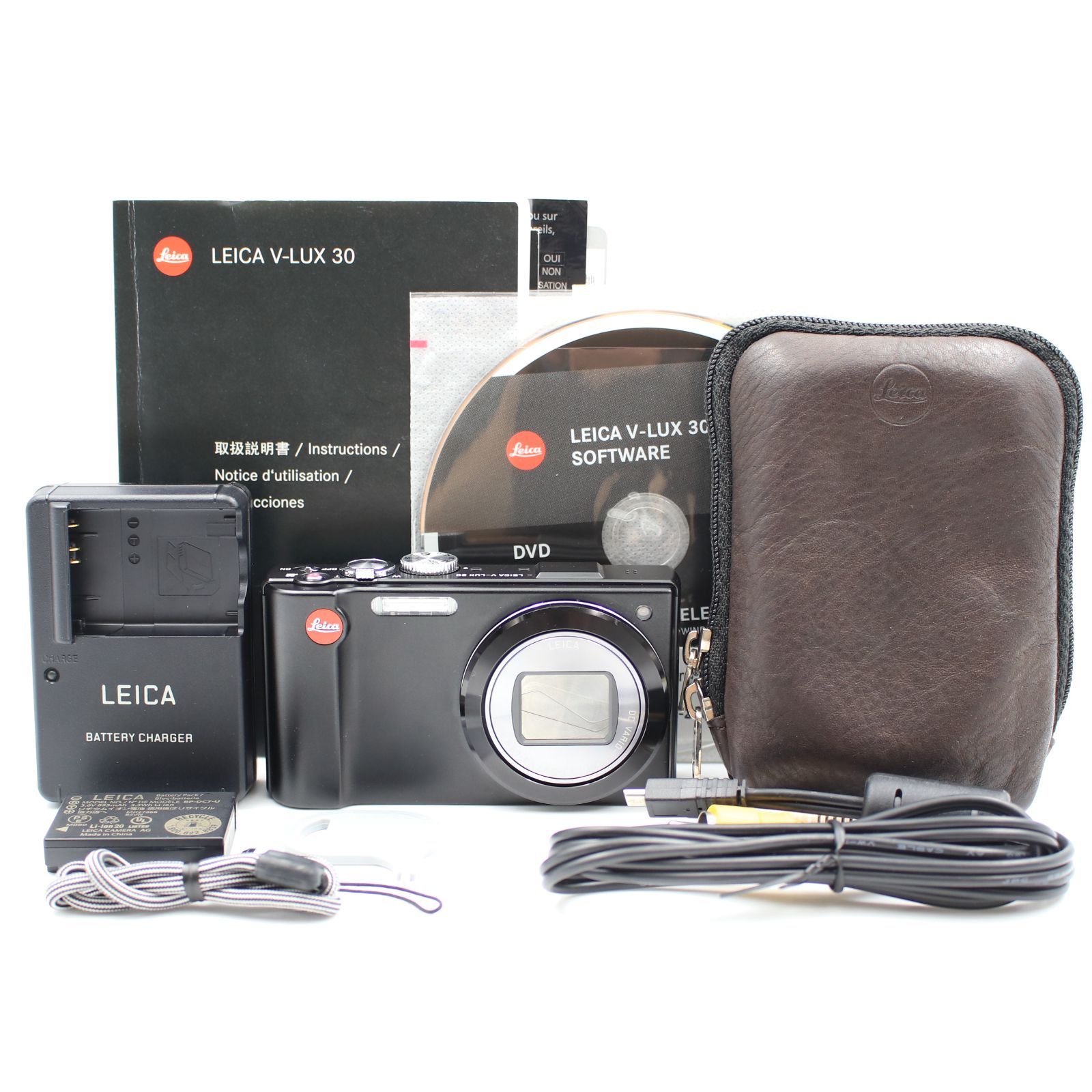 □新品同様□ LEICA V-LUX30 ブラック 14.1 MP デジタルカメラ ライカ 